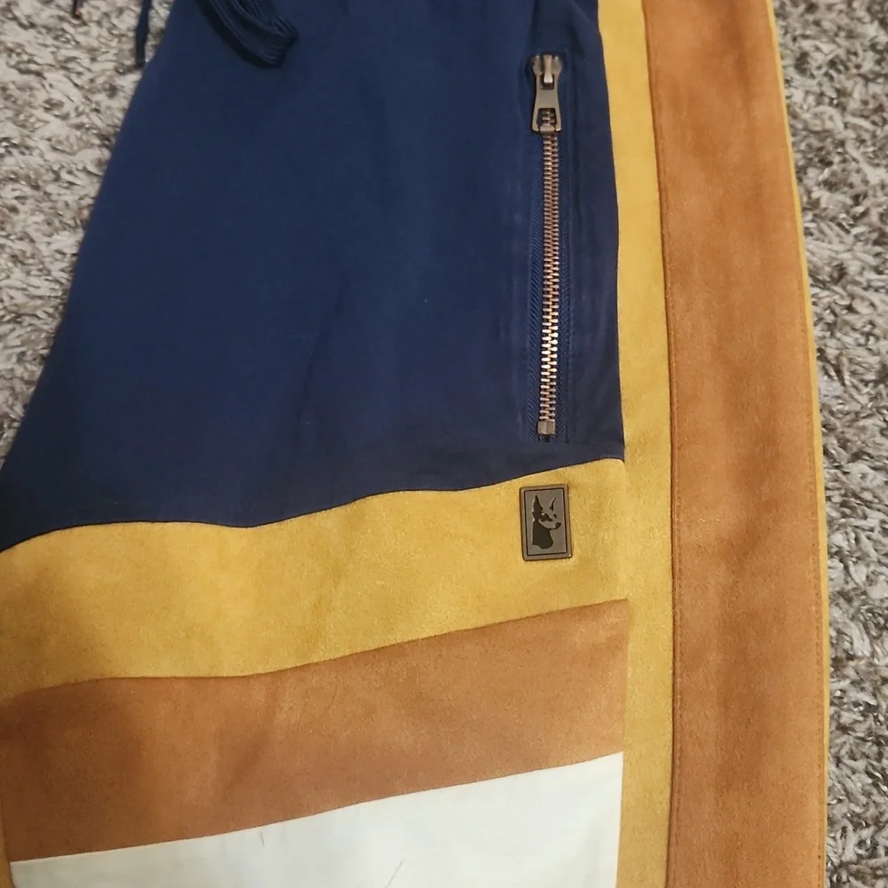 Makobi Mens Colorblock Casual Shorts